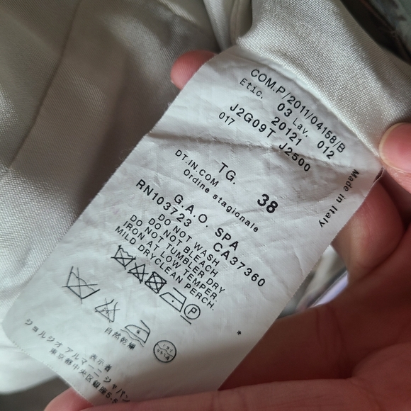 Armani poplin style blazer top - Picture 7 of 7